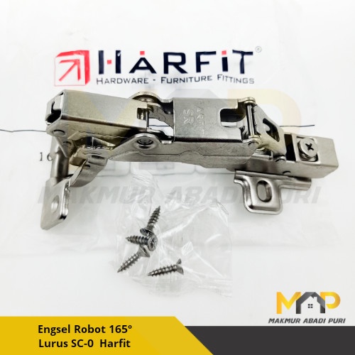 Engsel Pintu Lemari 165 Soft Close Harfit - Engsel Sudut