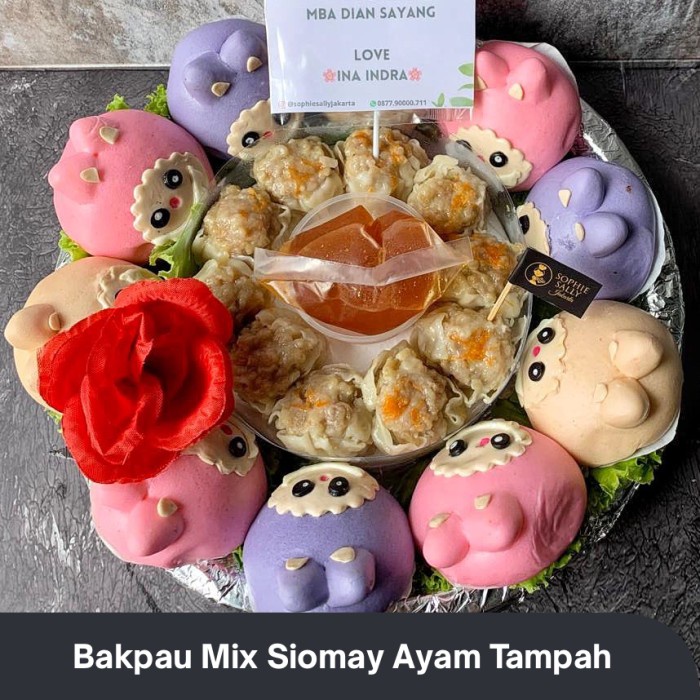 

Promo Terbatas Bakpau Mix Siomay Ayam Tampah - Free Topper Dan Card - Ready Setiap Hari Aman
