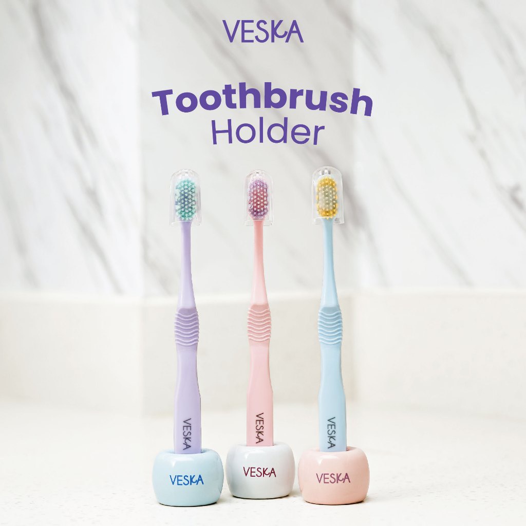 Veska by LEKA Ceramic Toothbrush Holder