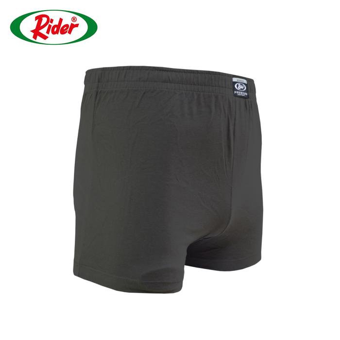 Promo Celana Dalam Rider Premium Boxer Katun R812Bht Hitam