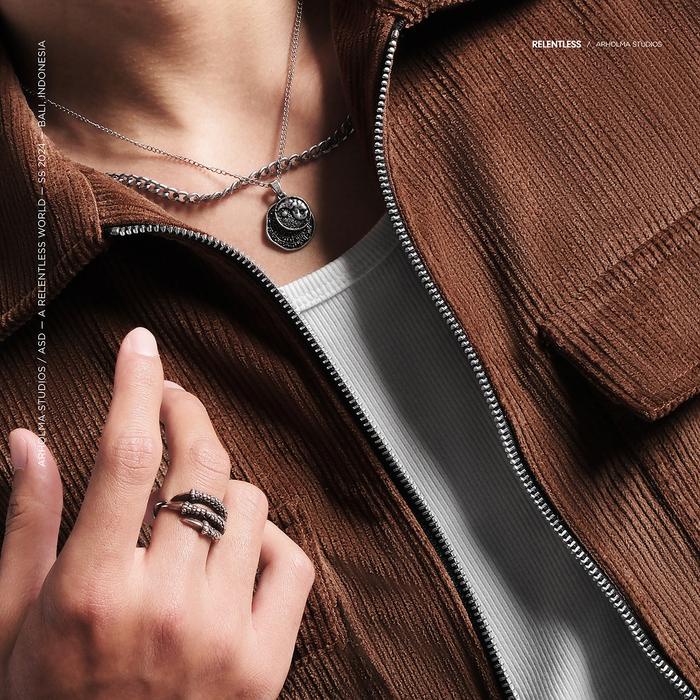 Promo Arholma Studios - Corduroy Zip Jacket 'Hiraeth' Brown