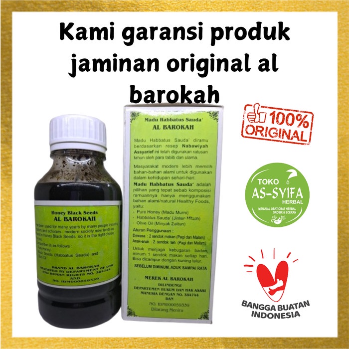 

Promo Terbatas Madu Hitam Al Barokah Habbatusauda Madu Jintan Hitam Albarokah Original Aman
