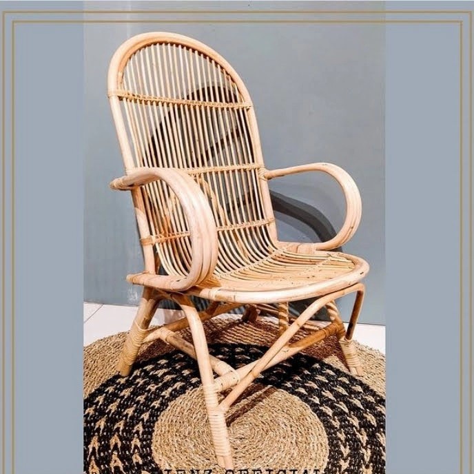 Terbaru Kursi Rotan / Kursi Santai Di Teras / Kursi Pengki Rotan