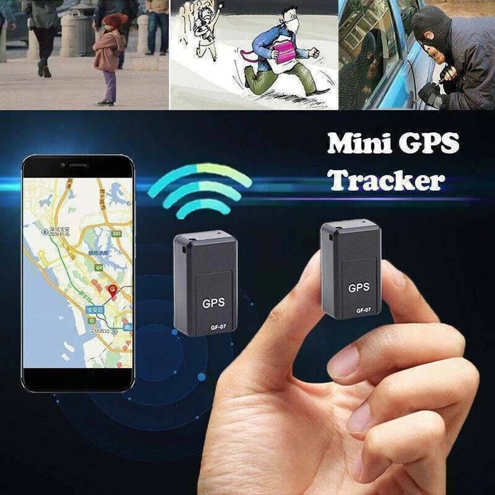 Gf07 Magnetic Mini Car Tracker Gps Real Time Tracking Locator Device Magnetic Gps Tracker Real-Time