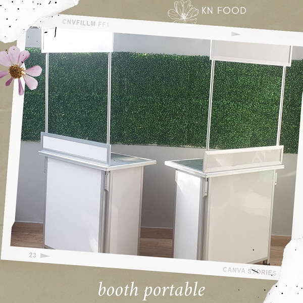 KHUSUS GOJEK -GO KILAT - Booth Portable -Gerobak Lipat -Booth KnockDON