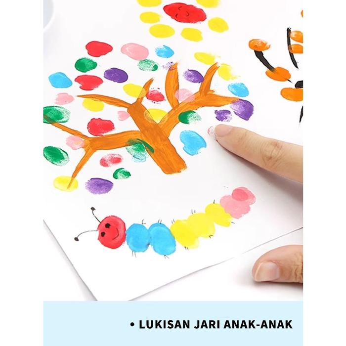 

KOMPLIT cat akrilik set 6 Warna 12 Warna/cat air anak/Cat Akrilik Kanvas Lukisan Kanvas Cat Cat