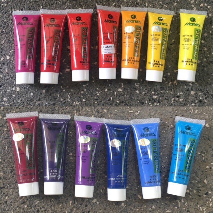 

MURAH Cat Acrylic Akrilik Maries 30 ml Part 1