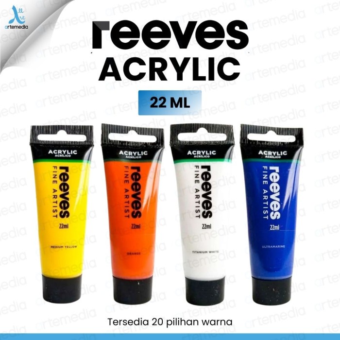 

TERMURAH Cat Akrilik Reeves Fine Artists Acrylic Paint Color 22ml