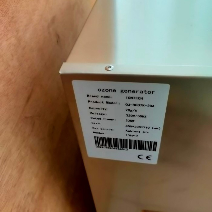 Ozone 20Gram/Ozone generator 20gram/Ozon 20G Air Cooling Generator