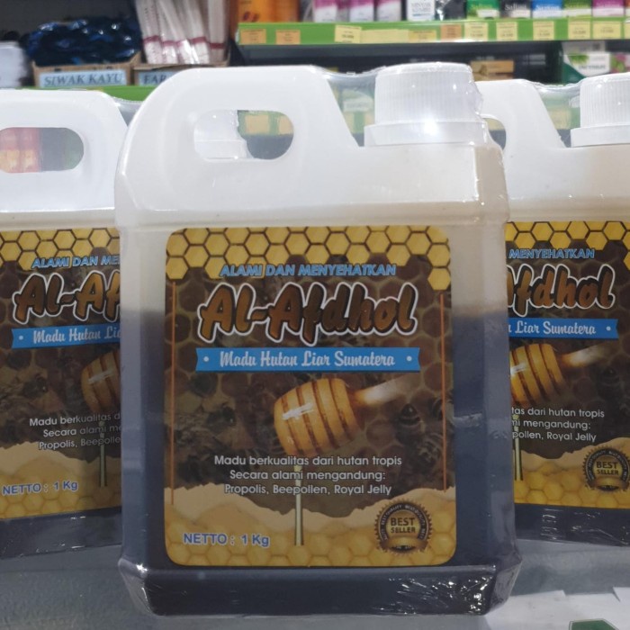 

Promo Terbatas Madu Hutan Liar Sumatera 1 Kg Al Afdhol Madu Murni Mentah Raw Honey. Aman