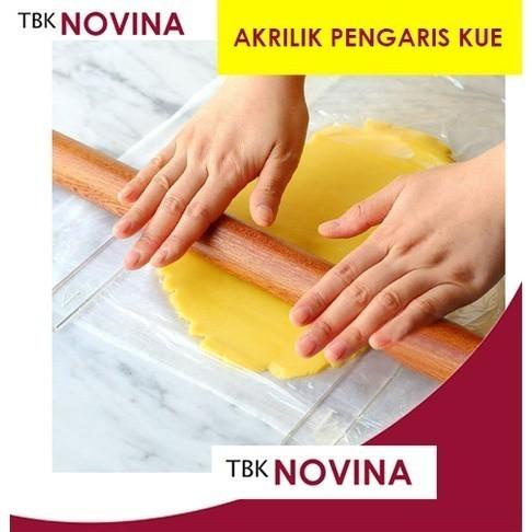

TERJAMIN [ 1 PCS ] AKRILIK PENGGARIS KUE AKRILIC / ACRYLIC THICKNESS BALANCE
