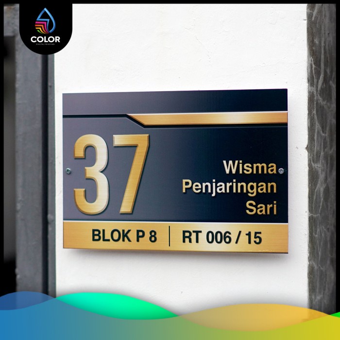 

TERBAIK Nomor Rumah Akrilik Gold Edition / Nomor Rumah Stiker Gold On Akrilik