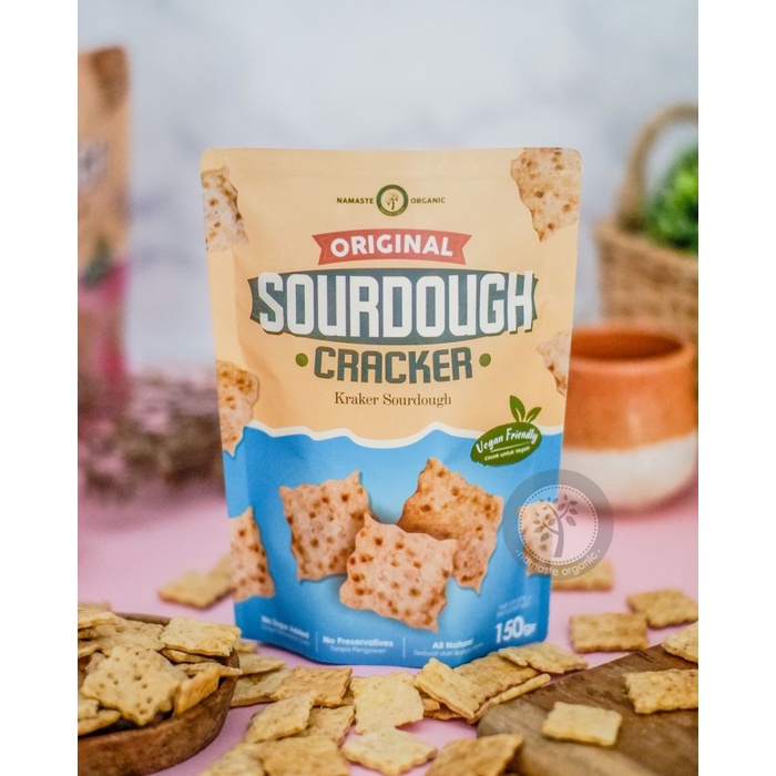 

JTTOP" SOURDOUGH CRACKER VEGAN FRIENDLY - ORIGINAL 150GR