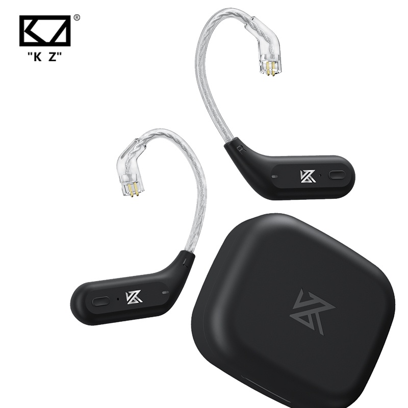 Kz Az09 Hd Bluetooth 5.2 Ear Hook Headset Cable Hifi Wireless Upgrade Cable With Charging Case Kz Z1