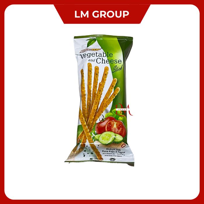 

JTTOP" [10 PCS] BISKITOP BISKUIT STIK VEGETABLE AND CHEESE STICK/CURRY STICK/SESAME STICK 50GR LM