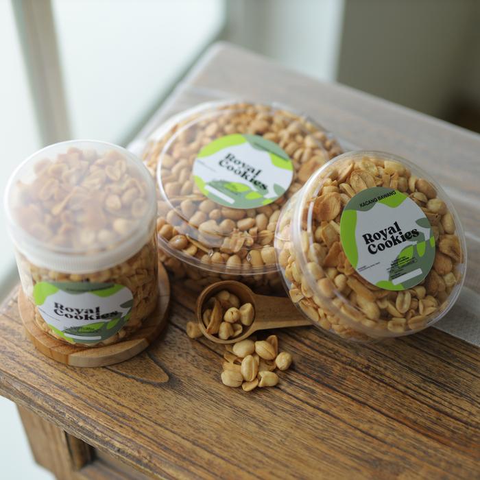 

JTTOP" KACANG BAWANG KACANG TANAH RENYAH PREMIUM GARING GORENG TOPLES TABUNG