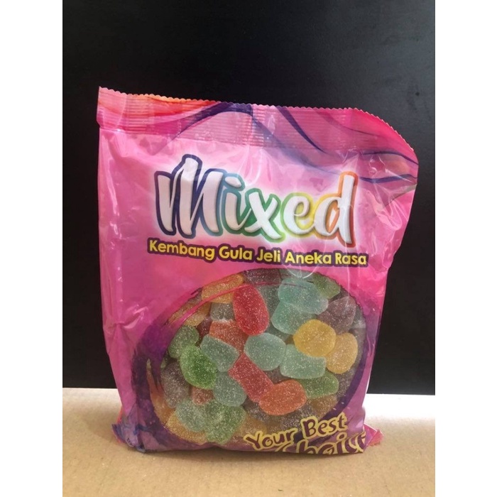 

JTTOP" PERMEN JELLY WAISUN MIXED PASTILLES 1KG PERMEN JELI WAISUN MIX