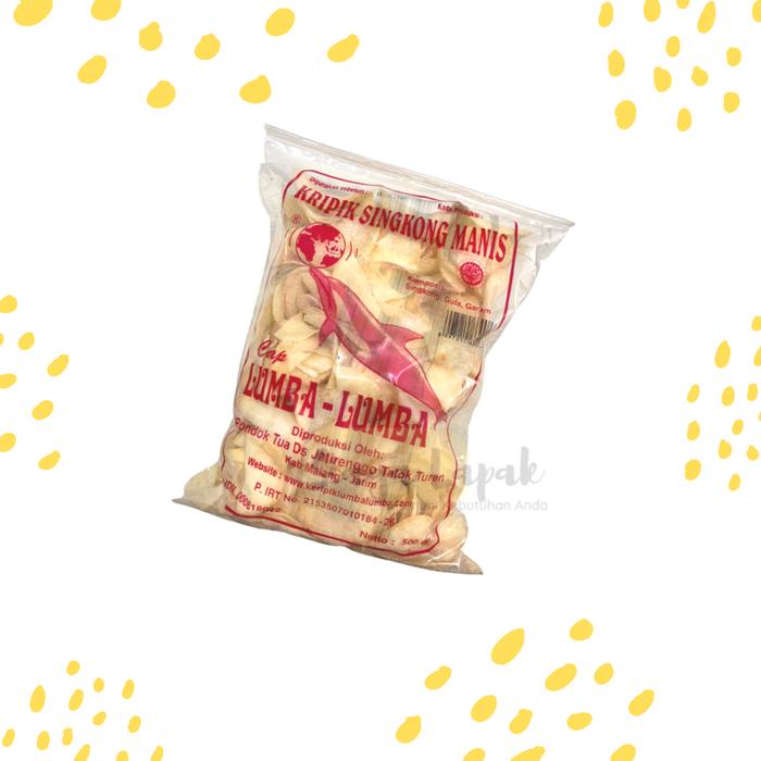 

JTTOP" KERIPIK SINGKONG LUMBA LUMBA 500GR JUMBO KRIPIK RASA MANIS & ASIN