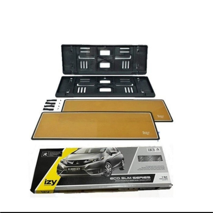 

SALE dudukan tatakan plat nomor mobil merek izy akrilik original