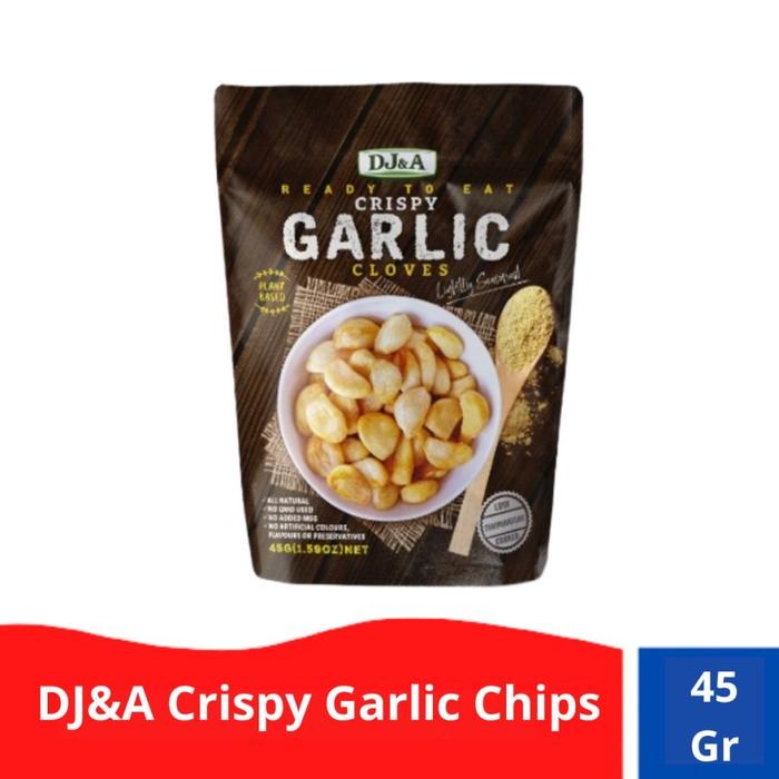 

JTTOP" DJ&A GARLIC CRISPY/KRIPIK BAWANG PUTIH UTUH 45G