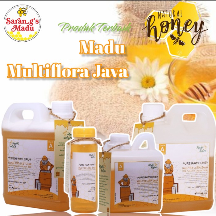 

Promo Terbatas Madu Asli Murni Multiflora 100% Raw Honey Perasan Madu Sarang Uji Lab Aman