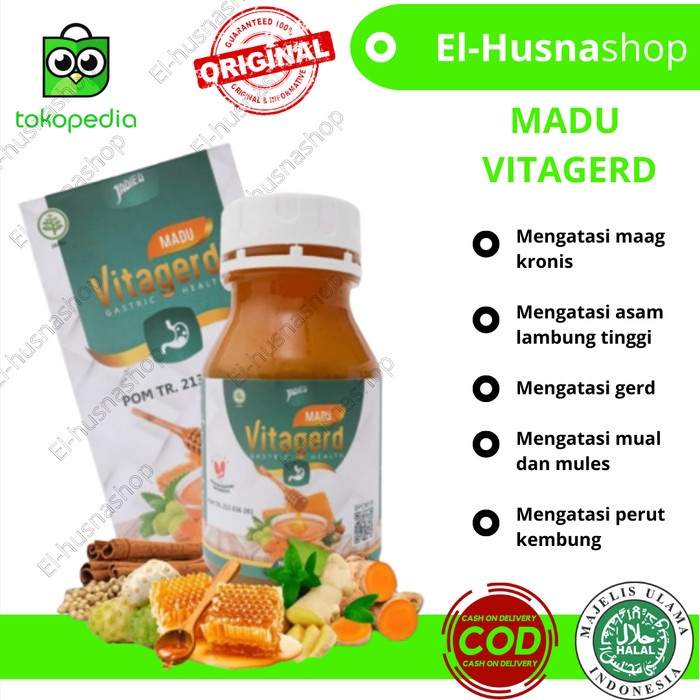 

Sale Terbatas Madu Vitagerd Herbal Asam Lambung Maag Gerd Pencernaan Ampuh Original Aman