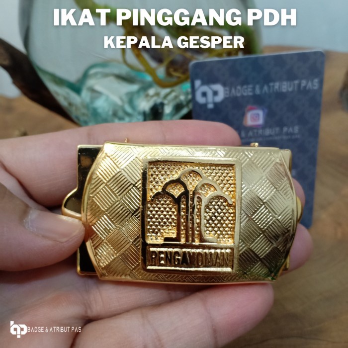 JTTOP" SABUK PDH KEMENKUMHAM LOGO PENGAYOMAN
