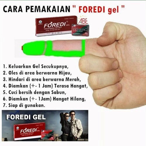 

Foredi Gel atasi ejakulasi, tahan lama