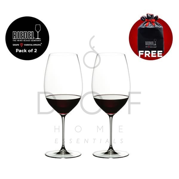 GELAS RED WINE RIEDEL VERITAS NEW WORLD SHIRAZ PACK OF 2 PCS