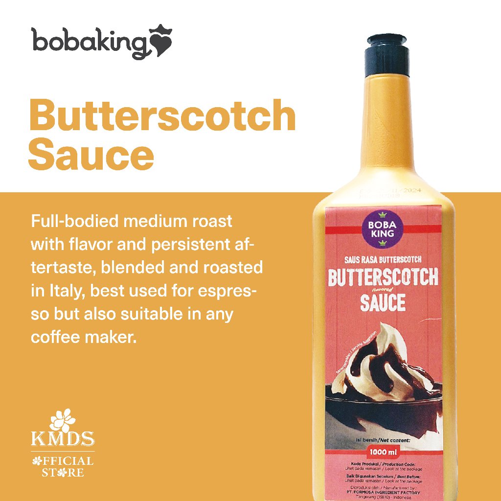 

Bobaking butterscotch Sauce 1 L