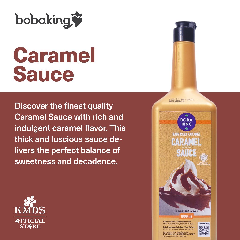 

BOBAKING Caramel Sauce 1 liter