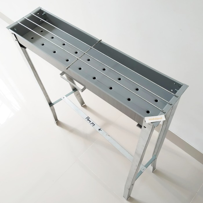 Alat Pemanggang Tempat Bakar Bakaran Panggang Panggangan Sate ayam kaki Berkaki tinggi - panggangan 