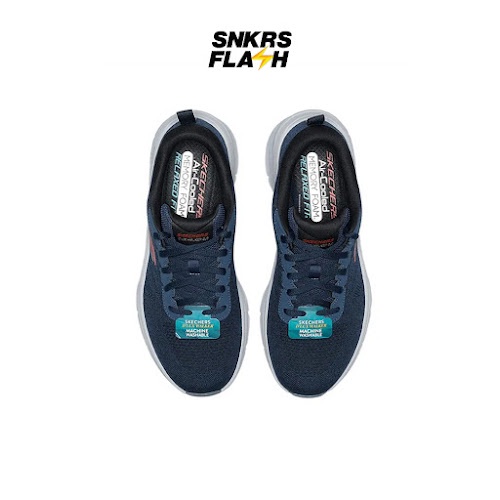 SKECHERS Sport Dlux Walker 2 Navy Red Sepatu Training Pria - 232718NVRD - Size 41