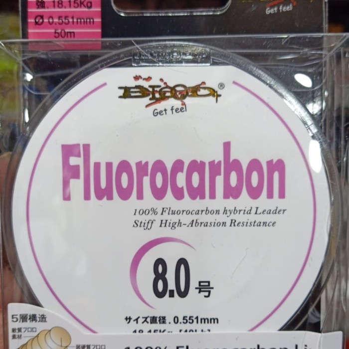 Best Seller Senar Leader Blood Fluorocarbon 8.0