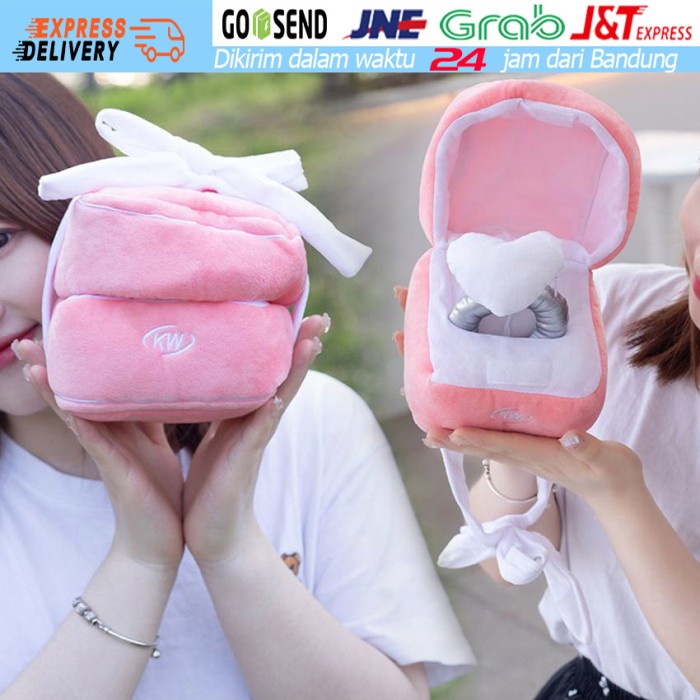 Boneka Kotak Cincin Fluffy Lembut Mainan Kado Lucu