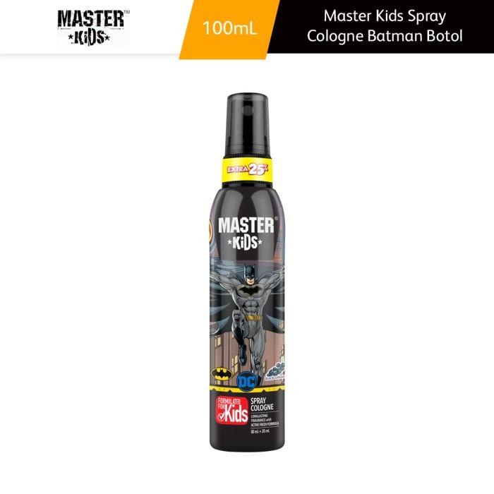 Master Kids Spray Cologne Parfum Varian Spiderman /Batman /Iron Man /Captain America /Ben10 100Ml