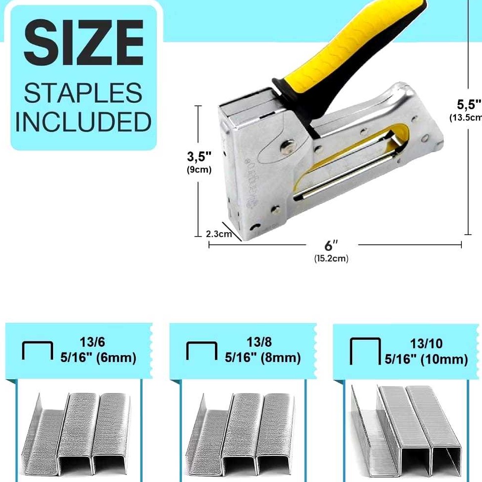

Alat Stapler Tembak Kangaro Jok Kulit Motor / Guntacker TS 610R Sejenis MAX TGA/ Cekrekan / Pengokot