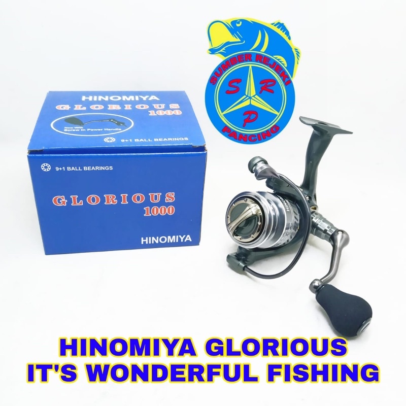 Reel HINOMIYA glorious 1000 3000 POWER HANDLE