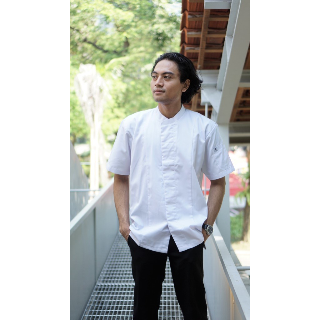 Premium "New York" Style Chef Jacket / Seragam Kitchen / Chef Jacket Aksara