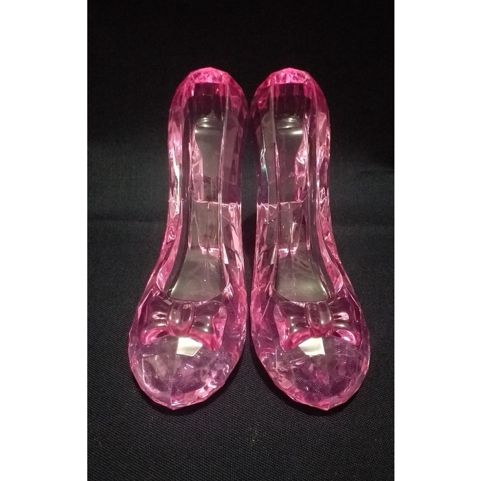 

PROMO SPECIAL pajangan kristal akrilik cinderella glass shoes