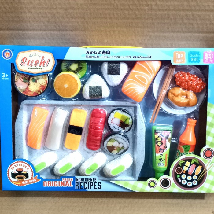 mainan anak sushi set / bento sushi set mainan anak
