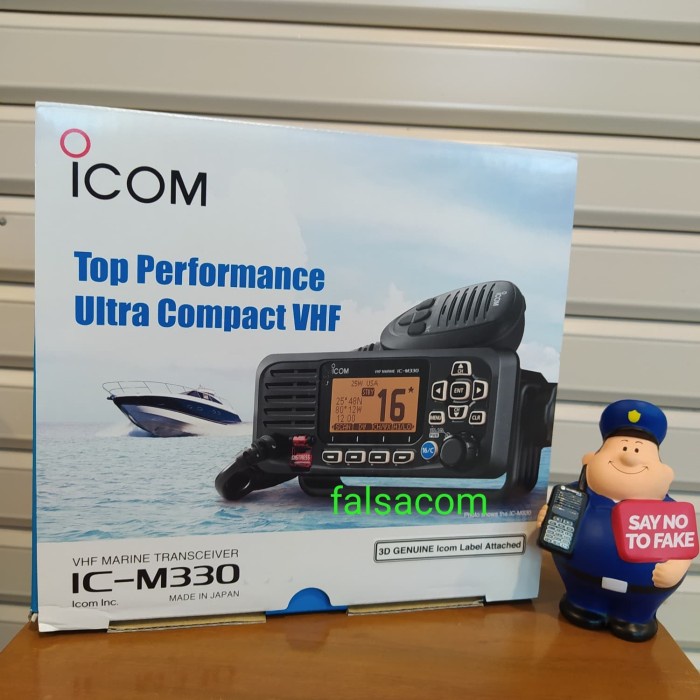 JTTOP" ICOM IC-M330 VHF MARINE IC M330 M 330 ORI BARU