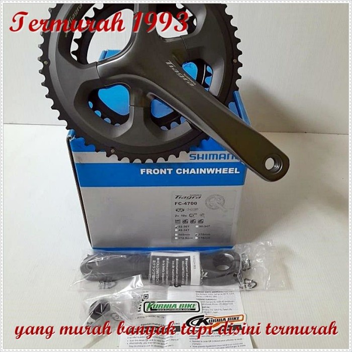 crank shimano tiagra 2x10 speed Sparepart Sepeda Termurah *