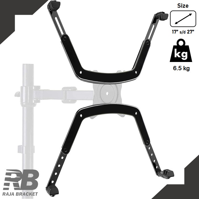 JTTOP" VESA EXTENDER ADAPTER / PENJEPIT MONITOR NON VESA 17-27 INCH