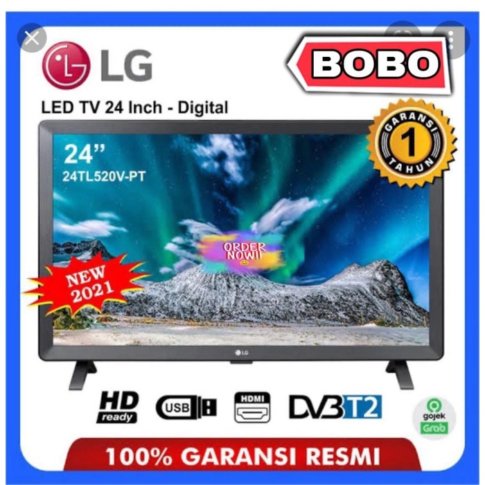 JTTOP" LG LED TV DIGITAL 24TL520V-PT 24 INCH MONITOR TV NEW GARANSI RESMI