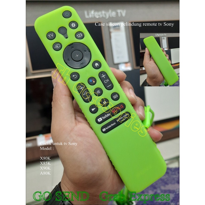 JTTOP" CASE SILICON PELINDUNG REMOTE TV SONY X80K SERIES 2022
