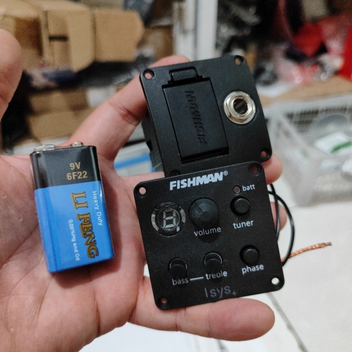 PREAMP FISHMAN ISYS PLUS/ EQ FISHMAN ISYS+