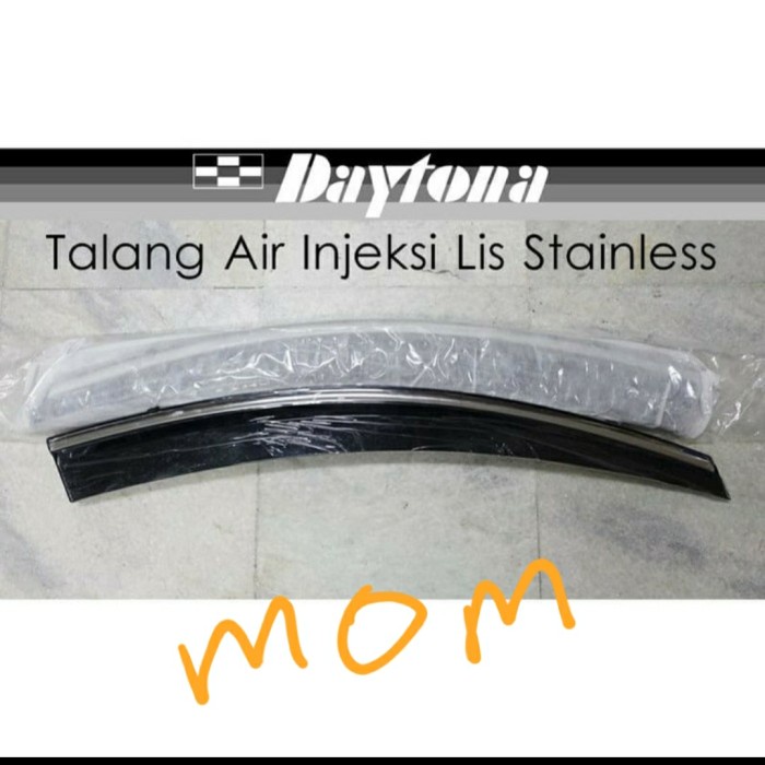 Talang Air Hujan Slim Injection List Chrome Daytona All New Jazz Gk5