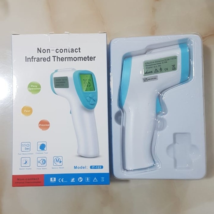 Ready Infrared Thermometer Termometer Digital Tembak Suhu Tubuh Thermogun Alat Ukur Suhu Tubuh ASLI