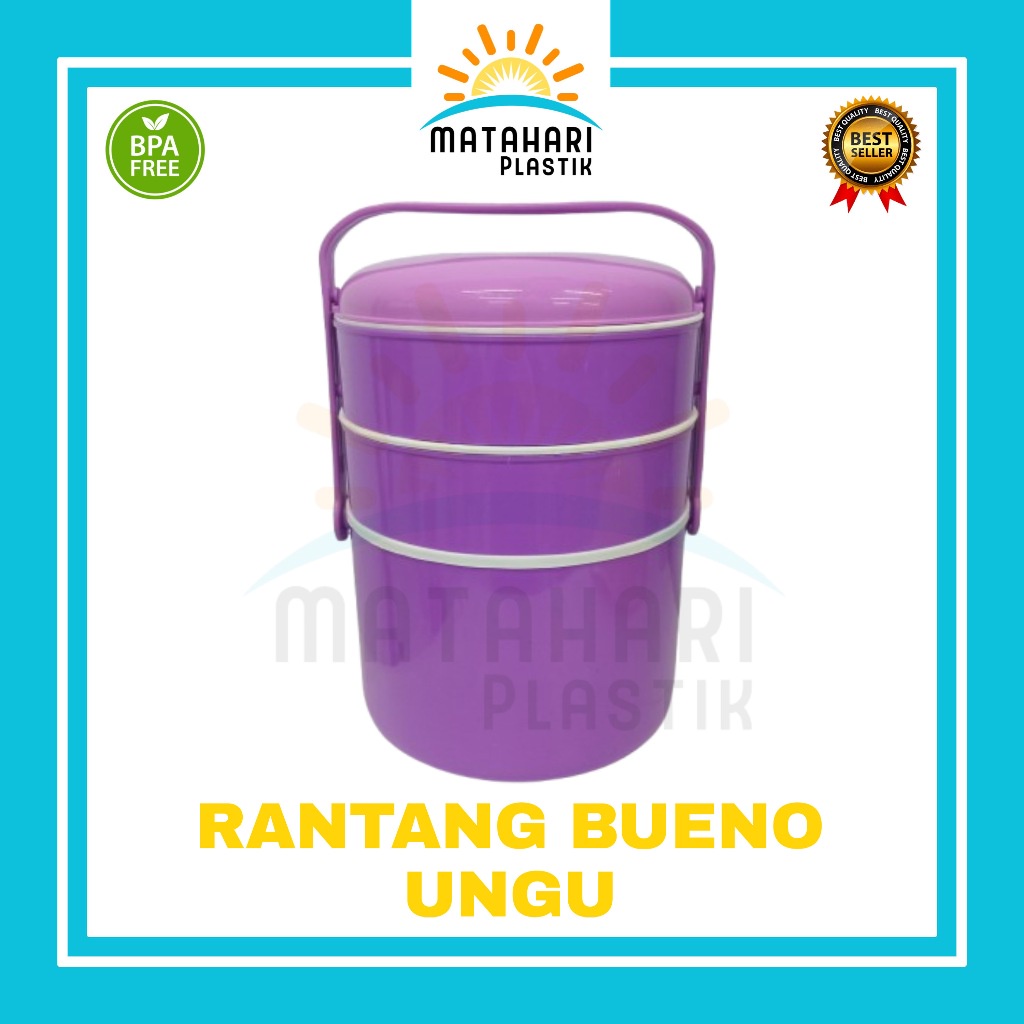 Hot Deals Rantang Susun/Rantang Bueno/Rantang Susun 3/Rantang Besar/Rantang Plastik Susun 3